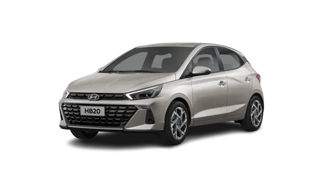 Hyundai HB20 disponível para locação